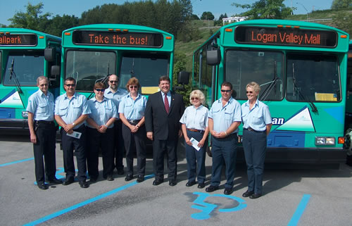 Bus dedication 2005